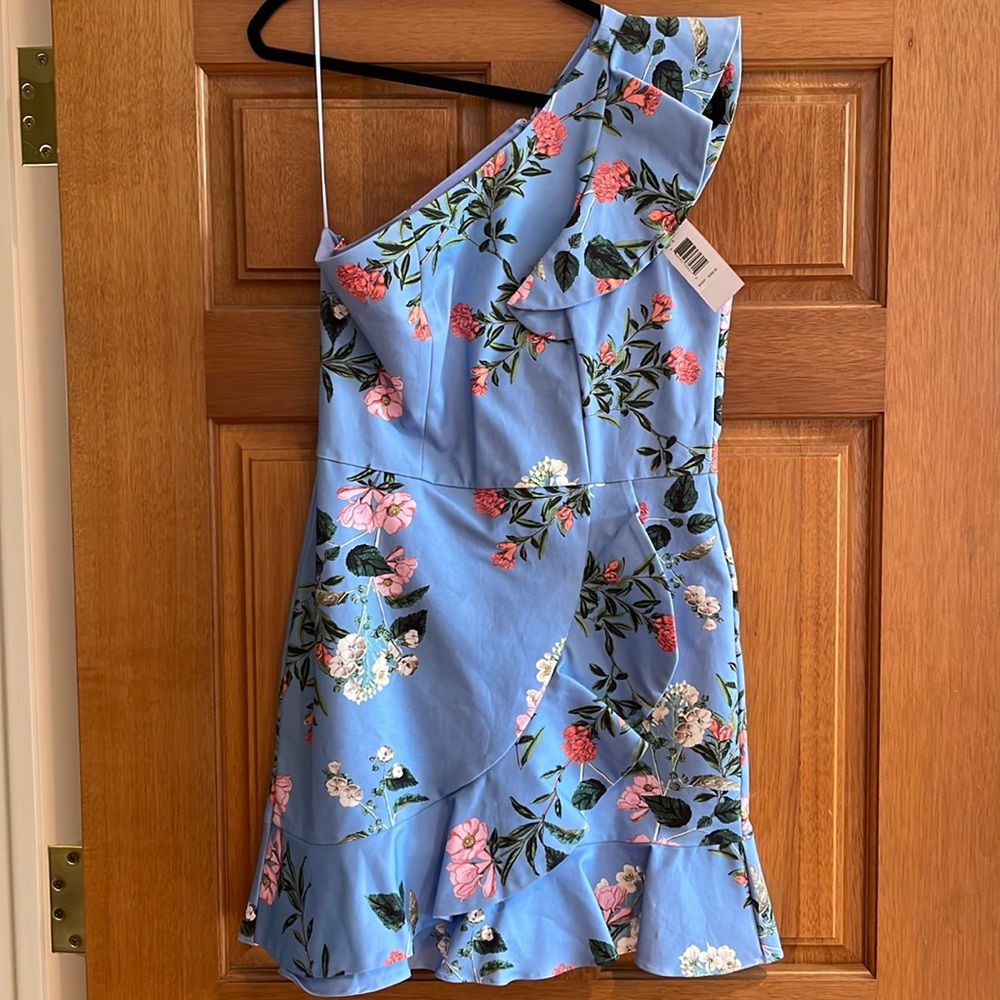 Parker One Shoulder Floral Dress